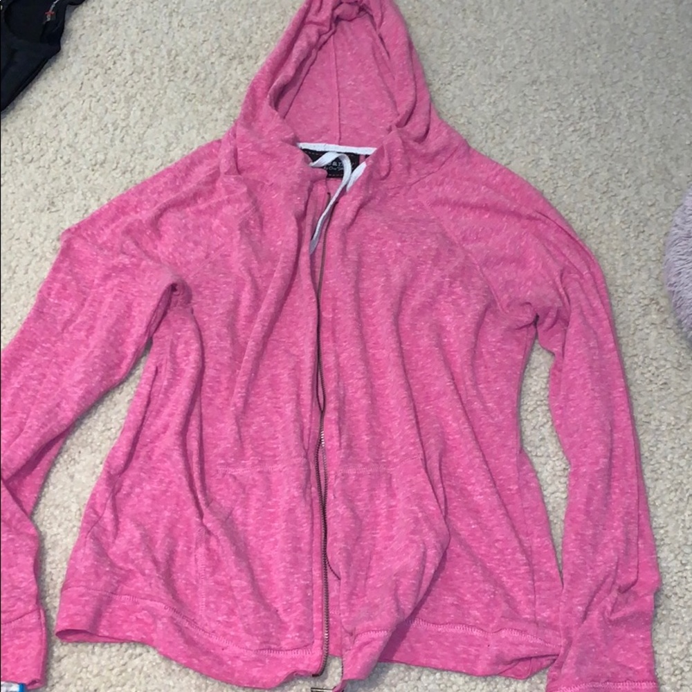 Girls zip up with hood